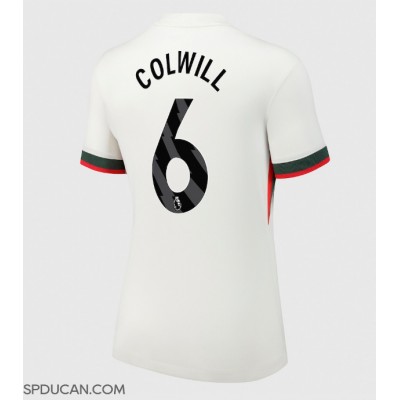 Zenski Nogometni Dres Chelsea Levi Colwill #6 Gostujuci 2025-26 Kratak Rukav Zenski Nogometni Dres Chelsea Levi Colwill #6 Gostujuci 2025-26 Kratak Rukav